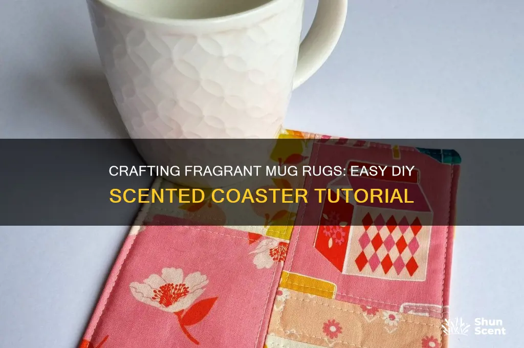 how to make scented mug rugs