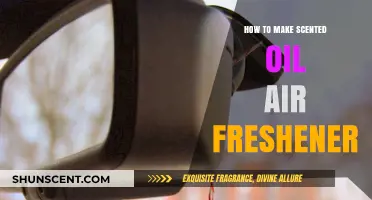 DIY Scented Oil Air Freshener: Easy Homemade Aromatic Solution