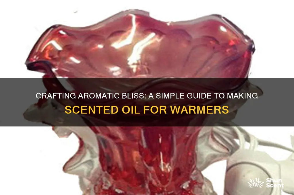how to make scented oil for oil warmer