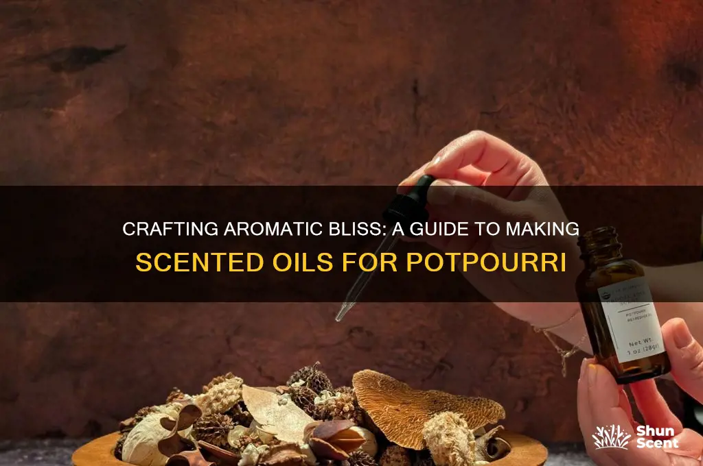 how to make scented oils for potpourri