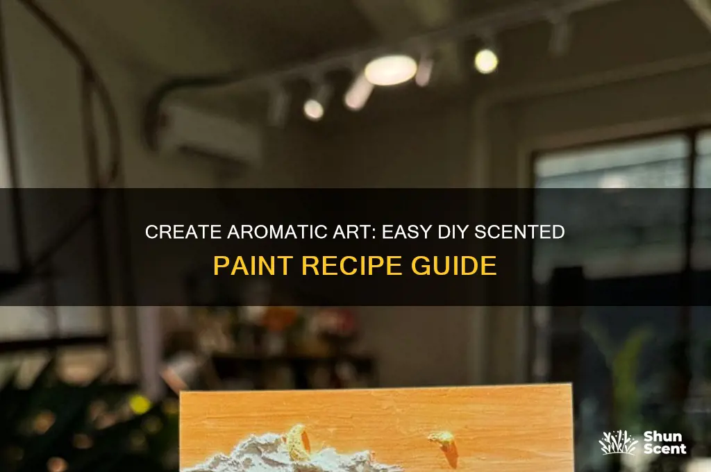 how to make scented paint