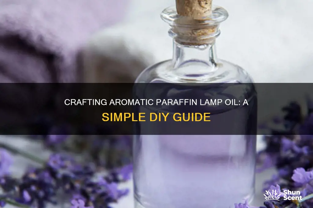 how to make scented paraffin lamp oil