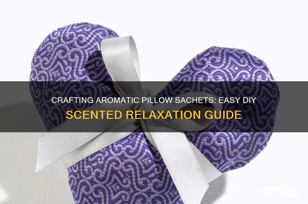 how to make scented pillow sachets