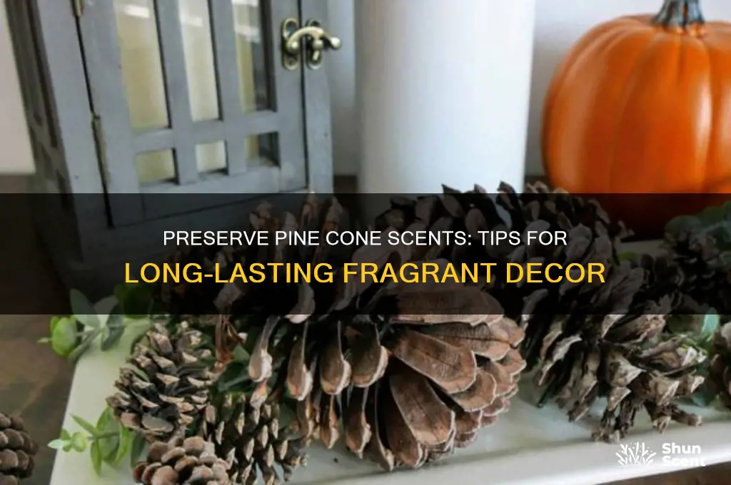 how to make scented pine cones last