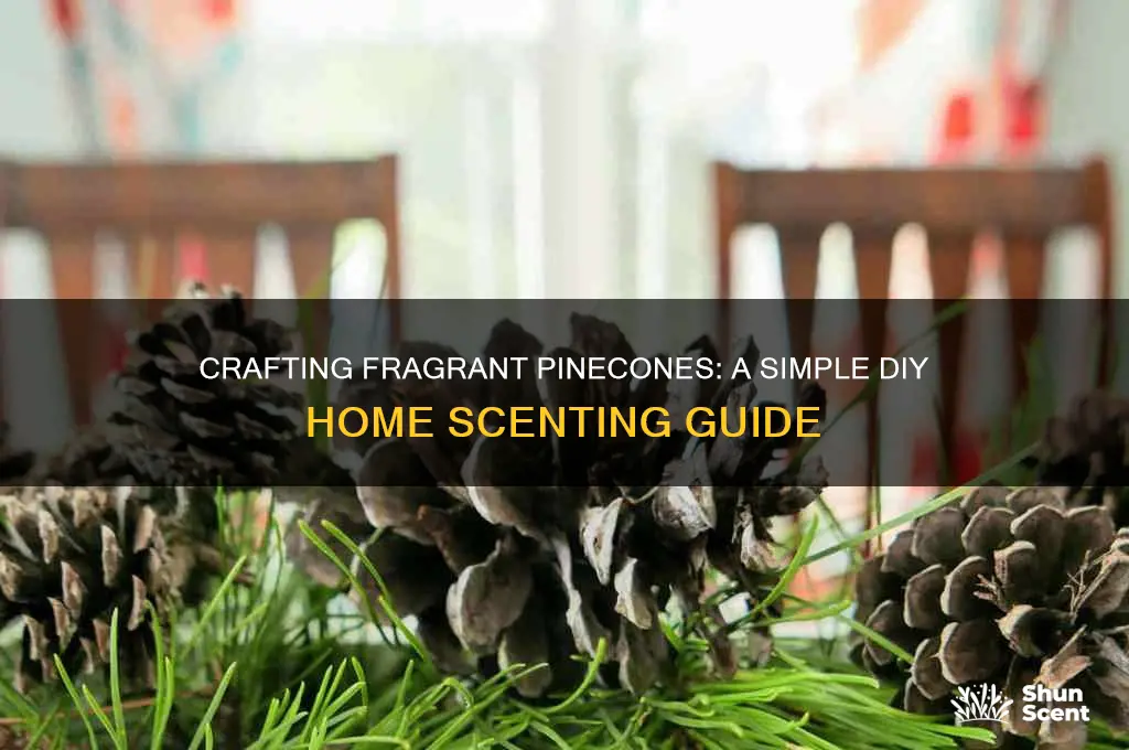 how to make scented pinecones at home