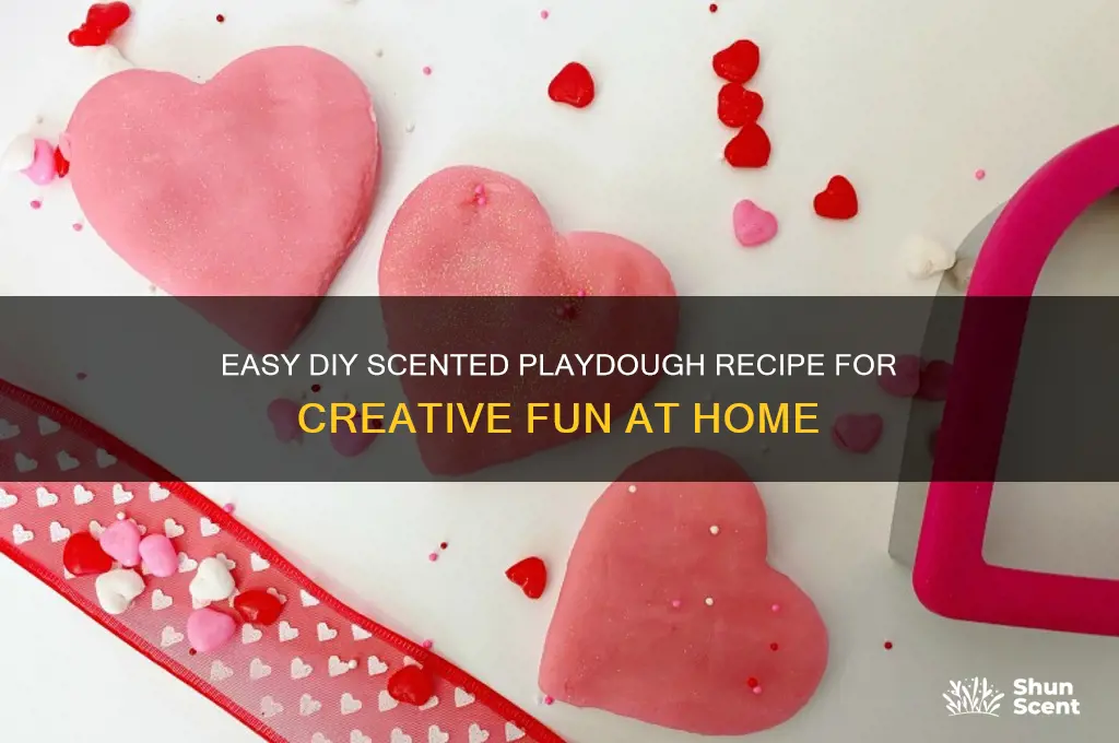 how to make scented playdoe