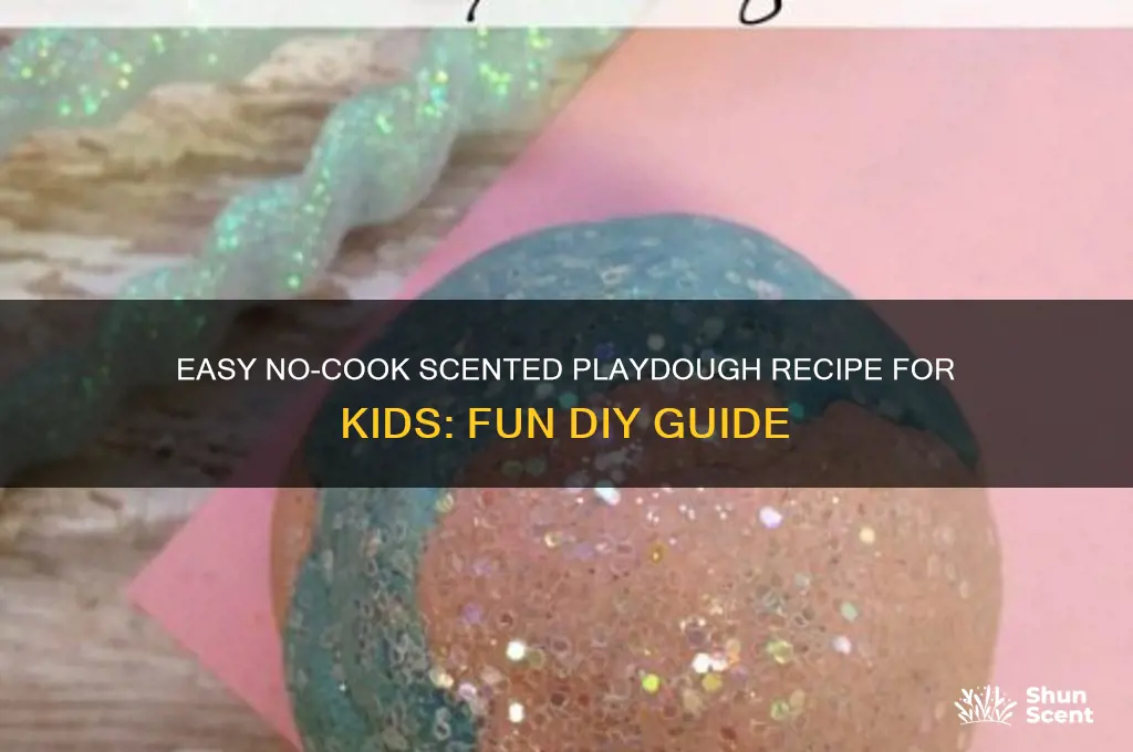 how to make scented playdough without cooking
