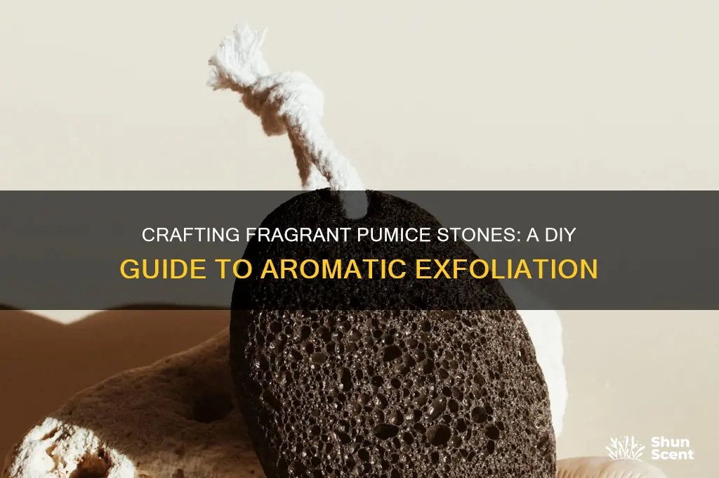 how to make scented pumice stones