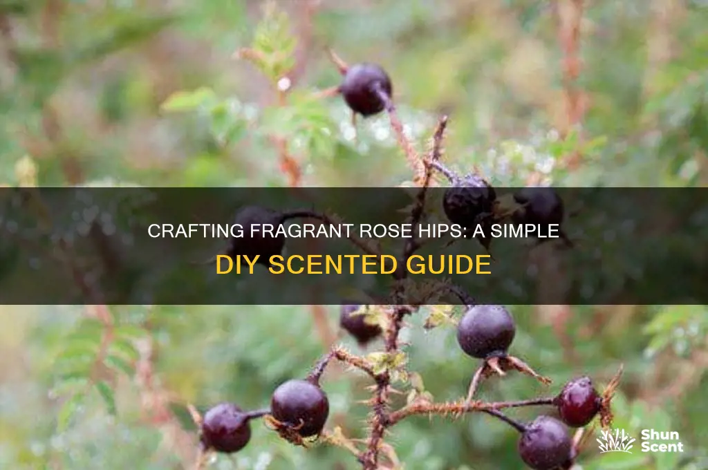 how to make scented rose hips