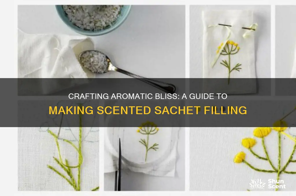 how to make scented sachet filling