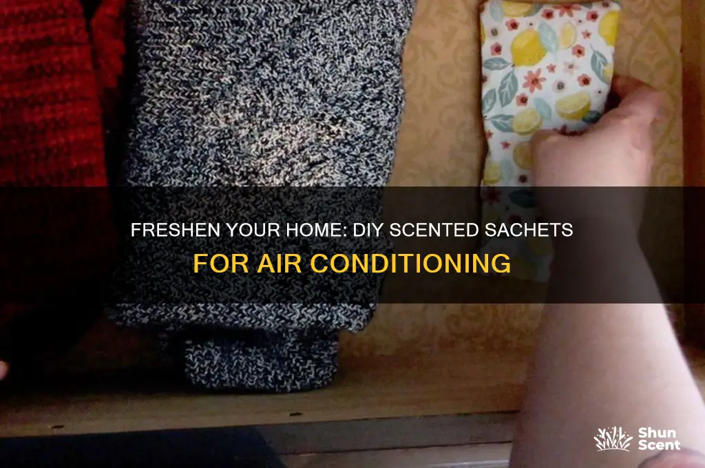 how to make scented sachets for home air conditioning