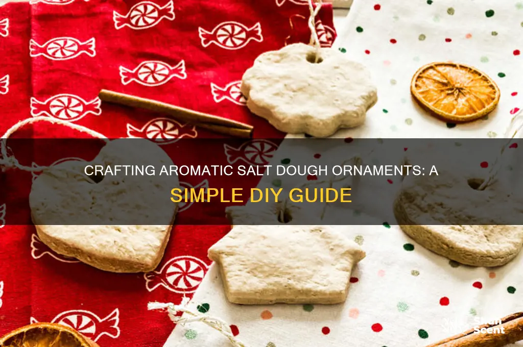 how to make scented salt dough ornaments