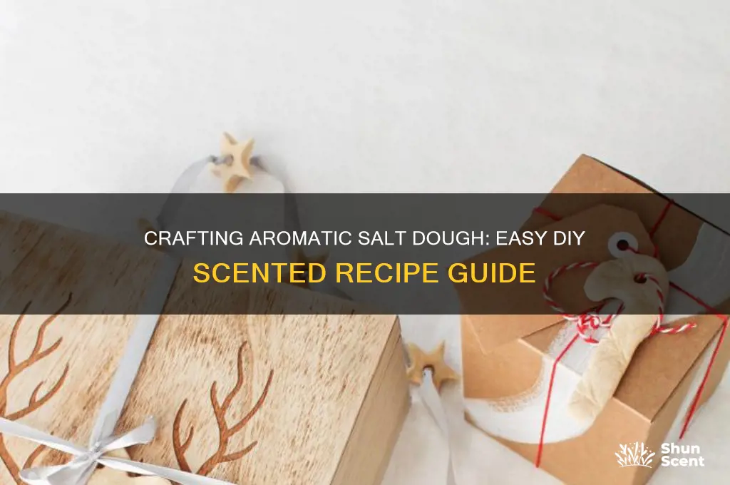 how to make scented salt dough