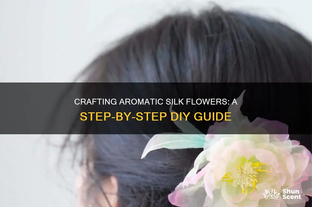 how to make scented silk flowers