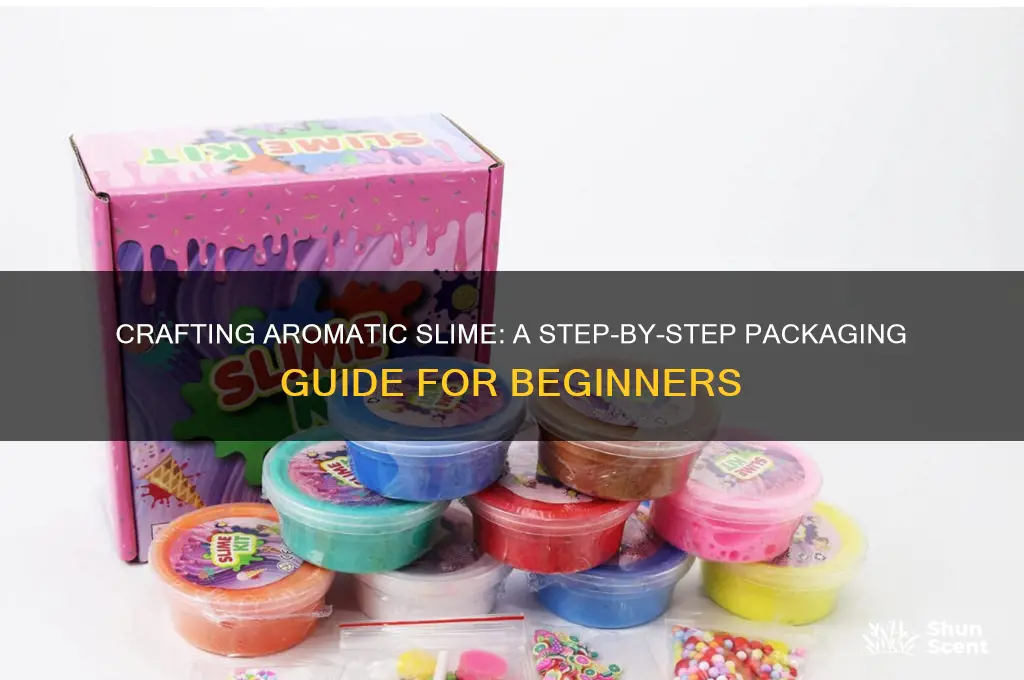 how to make scented slime package