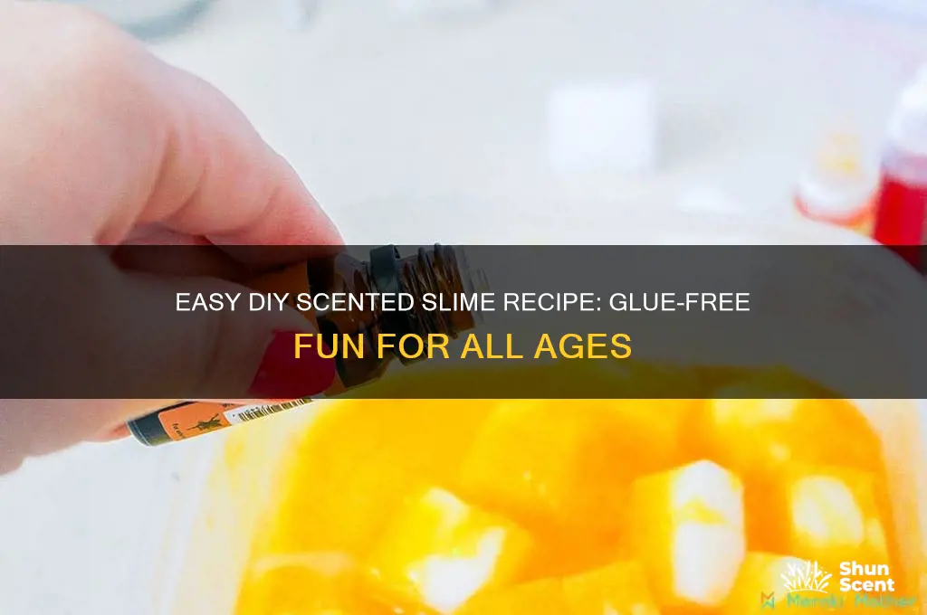 how to make scented slime without glue