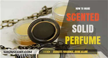 Creating Solid Scents: DIY Scented Perfume