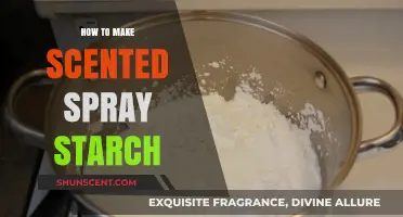 DIY Scented Spray Starch: Easy Homemade Fabric Care Solution