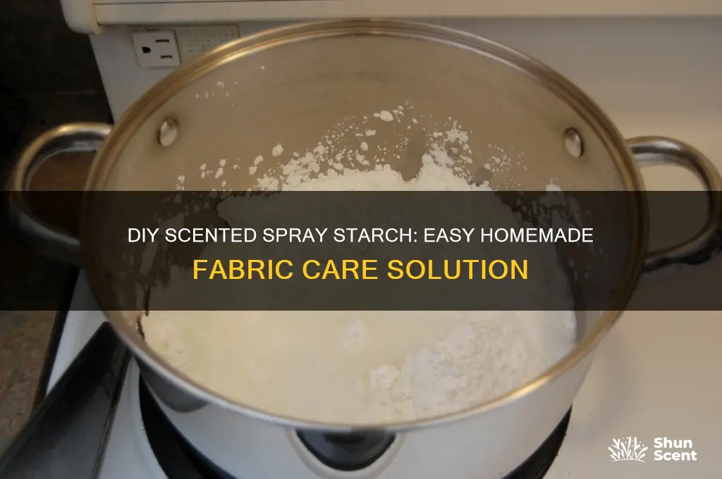 how to make scented spray starch