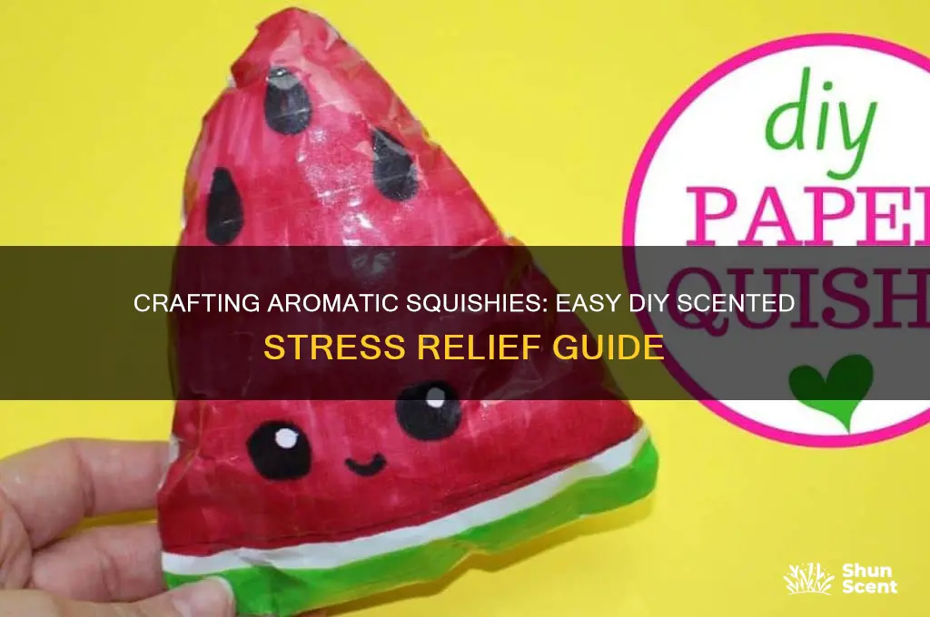 how to make scented squishies