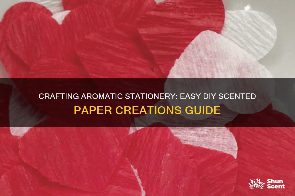 how to make scented stationery