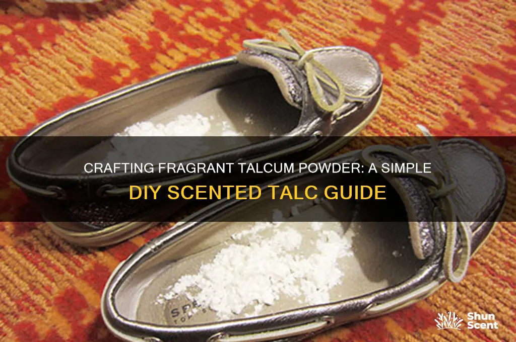 how to make scented talc