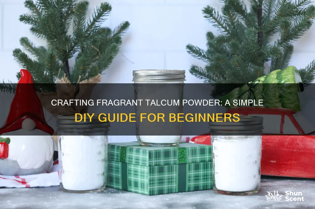 how to make scented talcum powder