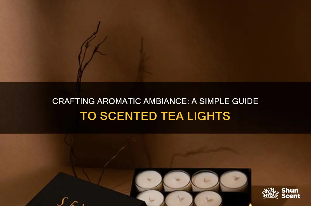 how to make scented tea lights