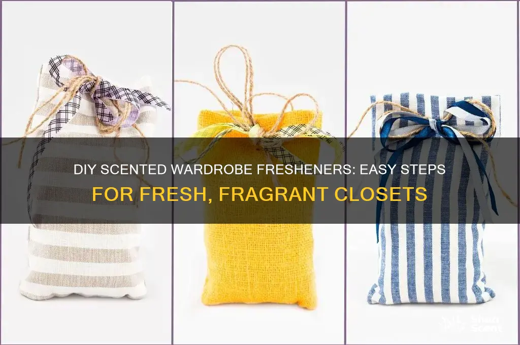 how to make scented wardrobe fresheners