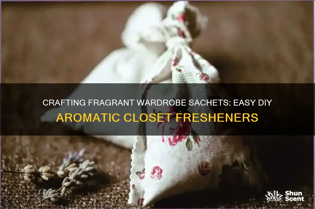 how to make scented wardrobe sachets