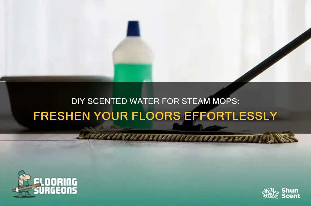 how to make scented water for steam mop