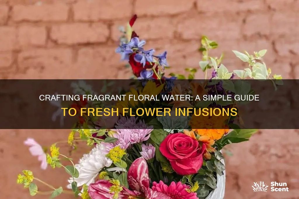 how to make scented water from fresh flowers