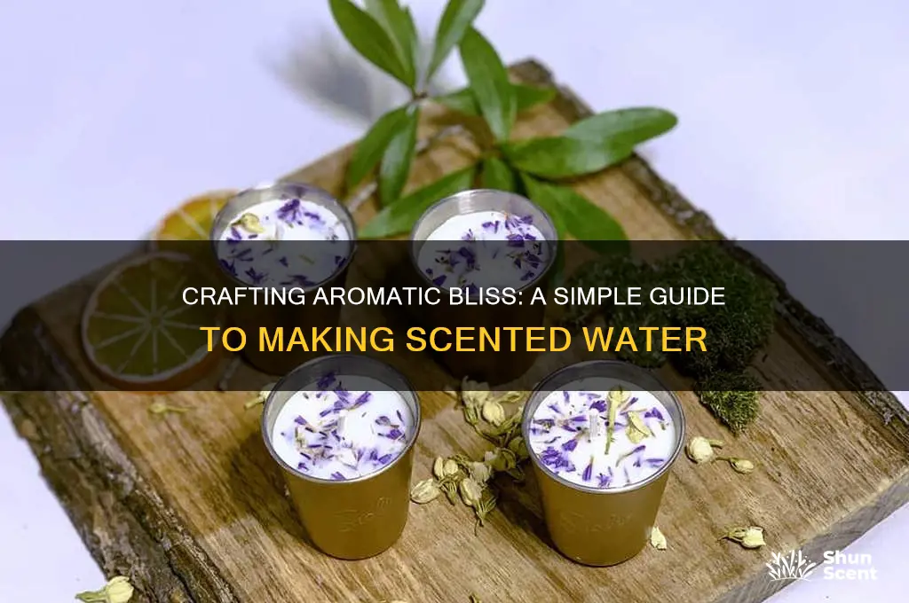 how to make scented water