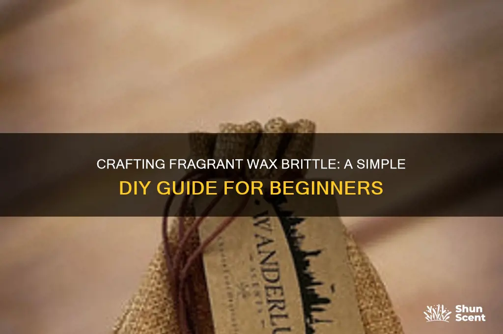 how to make scented wax brittle