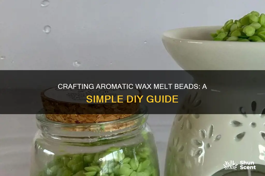 how to make scented wax melt beads