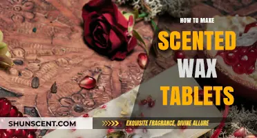 Crafting Aromatic Wax Tablets: A Simple DIY Guide for Beginners