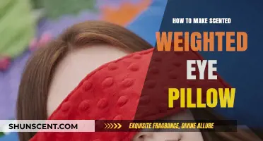 Craft Your Own Relaxing Scented Weighted Eye Pillow at Home