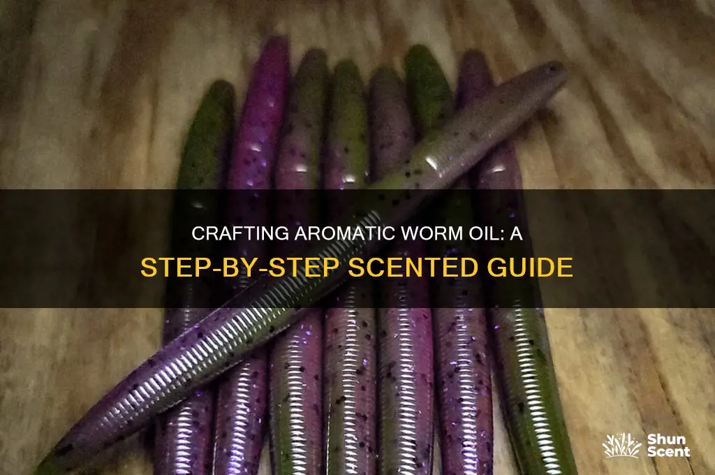 how to make scented worm oil