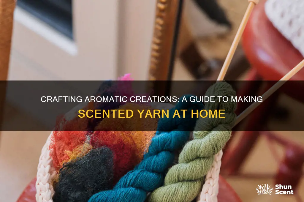 how to make scented yarn