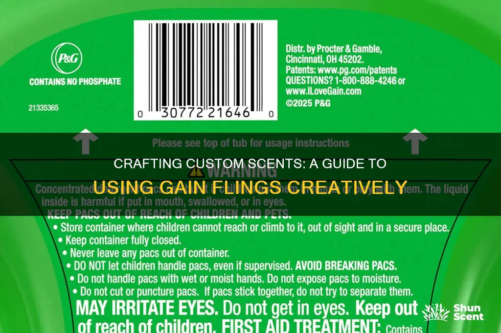 how to make scents with gain flings