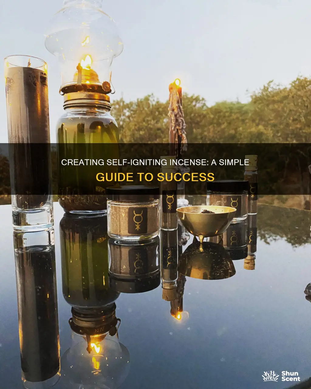 how to make self igniting incense