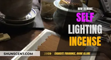 Creating Self-Lighting Incense: A Simple Guide