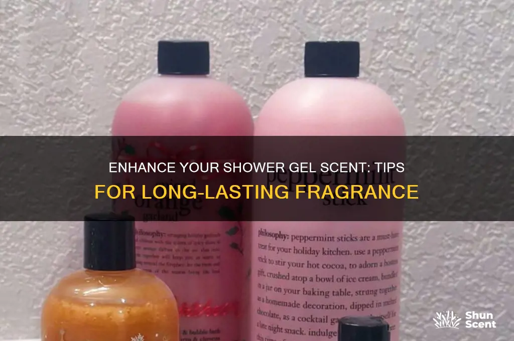 how to make shower gel scent last longer