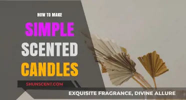 Crafting Aromatic Bliss: A Beginner's Guide to Simple Scented Candles