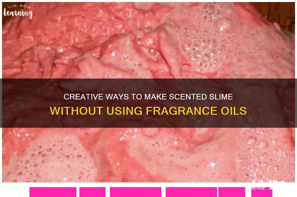 how to make slime scented without scents