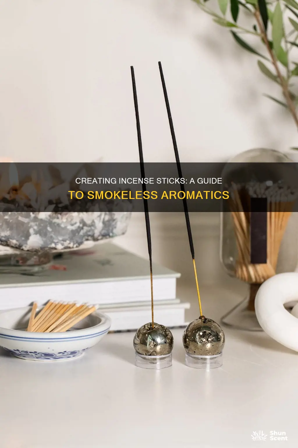 how to make smokeless incense sticks