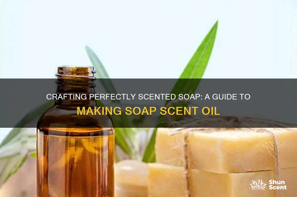 how to make soap scent oil