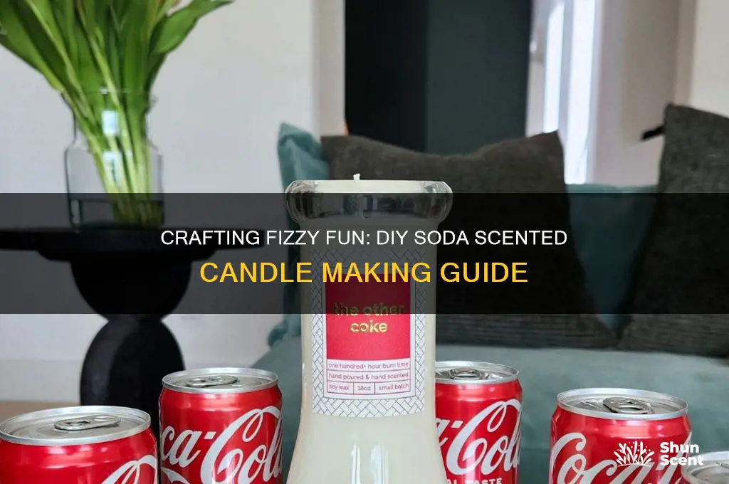 how to make soda scented candles