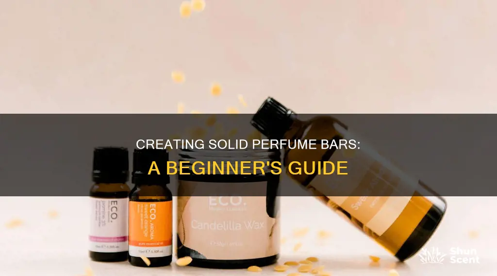 how to make solid perfume bars