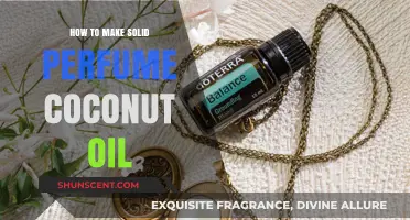 Make Solid Perfume with Coconut Oil: A Simple Guide